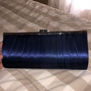 navy blue clutch